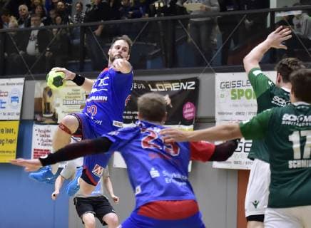 26.01.2019 - Handball - Saison 2018 2019 - Testspiel - Freundschaftsspiel : HC Erlangen HCE - Rimpar Wölfe - OGo - Nico Büdel (20, HC Erlangen )