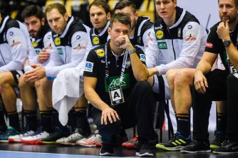 190127 Christian Prokop, head coach of Germany, looks dejected during the IHF World Handball Championship bronze medal game between Germany and France on January 27, 2019 in Herning. Photo: Ludvig Thunman BILDBYRN kod LT 35587 Copyright: LUDVIGxTHUNMAN BB190127LT005