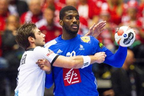 190127 Dika Mem of France during the IHF World Handball Championship bronze medal game between Germany and France on January 27, 2019 in Herning. Photo: Ludvig Thunman BILDBYRN kod LT 35587 Copyright: LUDVIGxTHUNMAN BB190127LT020