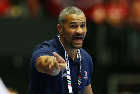 Trainer Didier Dinart Aktion Oberkoerper Oberkörper Handball Weltmeisterschaft WM Herren Spiel um 3.Platz Saison 2018 2019 27.01.2019 Deutschland GER DHB vs. Frankreich FRA