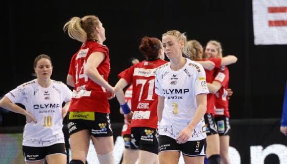 BAU Ludwigsburg , Handball SG BBM Bietigheim vs. Team Esbjerg , Maura Visser ( BBM )