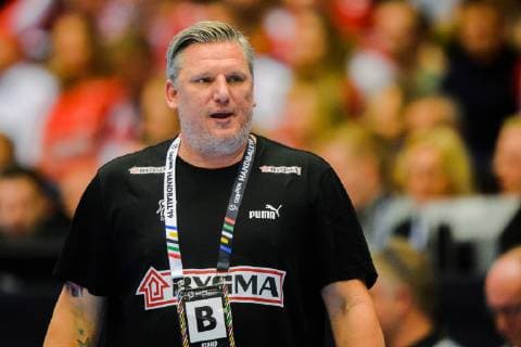190127 Nikolaj Jacobsen, head coach of Denmark, during the IHF World Handball Championship final between Norway and Denmark on January 27, 2019 in Herning. Photo: Ludvig Thunman BILDBYRN kod LT 35588 Copyright: LUDVIGxTHUNMAN BB190127LT086