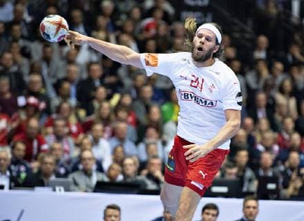 Mikkel Hansen of Denmark during the men s IHF Handball World Championship WM Weltmeisterschaft gold medal match between Denmark and Norway in Herning, Denmark, Sunday, Jan. 27, 2019.. , Herning Jylland Denmark Copyright: HenningxBagger HenningxBaggerx COP102 spdk20190127-181510-L