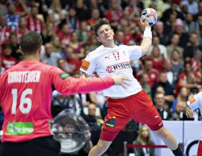 Lasse Svan of Denmark during the men s IHF Handball World Championship WM Weltmeisterschaft gold medal match between Denmark and Norway in Herning, Denmark, Sunday, Jan. 27, 2019.. , Herning Jylland Denmark Copyright: HenningxBagger HenningxBaggerx COP102 spdk20190127-181644-L