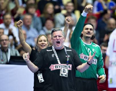 Coach Nikolaj Jacobsen of Denmark during the men s IHF Handball World Championship WM Weltmeisterschaft gold medal match between Denmark and Norway in Herning, Denmark, Sunday, Jan. 27, 2019.. , Herning Jylland Denmark Copyright: HenningxBagger HenningxBaggerx COP102 spdk20190127-184650-L