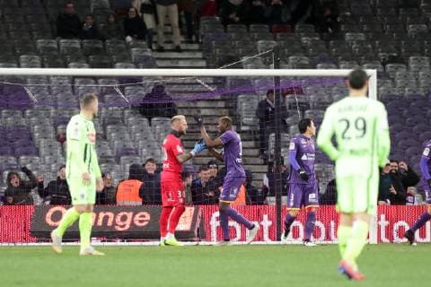 30 BAPTISTE REYNET (TOU) - JOIE FOOTBALL : Toulouse vs Angers - Ligue 1 Conforama - 27 01 2019 FEP Panoramic 