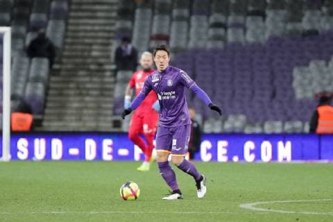 03 GEN SHOJI (TOU) FOOTBALL : Toulouse vs Angers - Ligue 1 Conforama - 27 01 2019 FEP Panoramic 