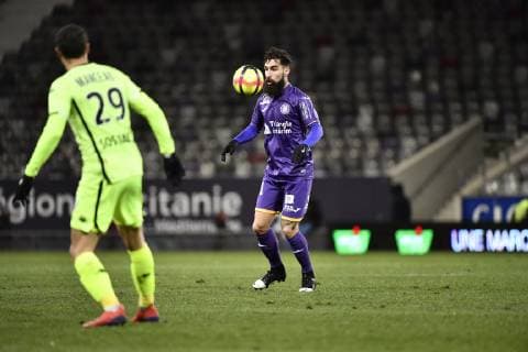Jimmy Durmaz (tfc) FOOTBALL : Toulouse vs Angers - 22eme Journee de L1 - Toulouse - 27 01 2019 ThierryBreton Panoramic 