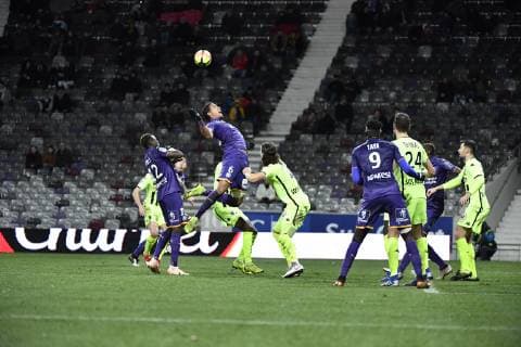 Christipher Julien (tfc) FOOTBALL : Toulouse vs Angers - 22eme Journee de L1 - Toulouse - 27 01 2019 ThierryBreton Panoramic 