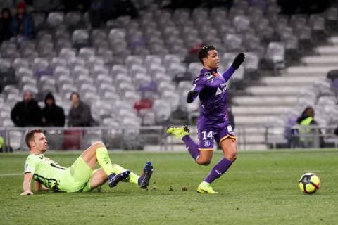 14 MATTHIEU DOSSEVI (TOU) - FAUTE FOOTBALL : Toulouse vs Angers - Ligue 1 Conforama - 27 01 2019 FEP Panoramic 