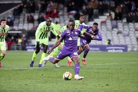 07 MAX ALAIN GRADEL (TOU) - PENALTY MANQUE FOOTBALL : Toulouse vs Angers - Ligue 1 Conforama - 27 01 2019 FEP Panoramic 