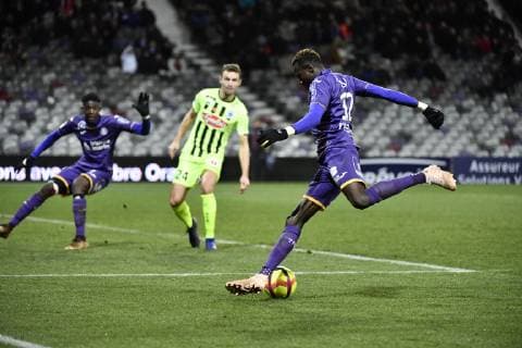 Issiaga Sylla (tfc) FOOTBALL : Toulouse vs Angers - 22eme Journee de L1 - Toulouse - 27 01 2019 ThierryBreton Panoramic 