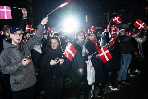 Handball WM, Dänemark feiert die Weltmeister in Herning The danish team is celebrated at Herning Kongrescenter after the men s IHF Handball World Championship WM Weltmeisterschaft final match between Norway and Denmark in Herning, Denmark on Sunday, Jan. 27, 2019. , Herning Denmark Copyright: BoxAmstrup BoxAmstrupx COP110 spdk20190127-235138-L
