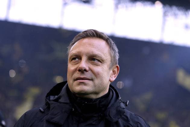 BREITENREITER Andre Trainer Team Hannover 96 DFL Bundesliga Saison 2018 - 2019 Spiel BVB - Hannover 96 5 : 1 am 26. Januar 2019 in Dortmund DFL REGULATIONS PROHIBIT ANY USE OF PHOTOGRAPHS as IMAGE SEQUENCES and or QUASI-VIDEO