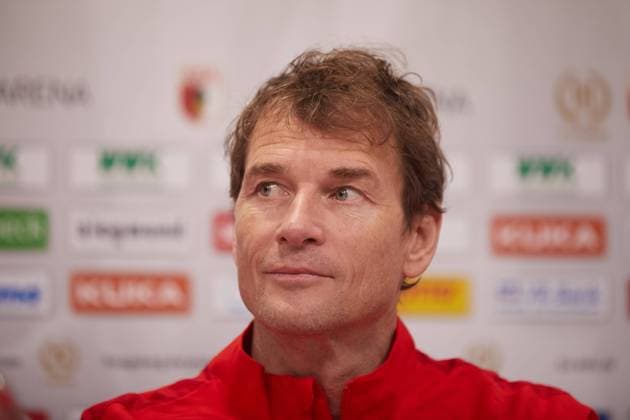Jens Lehmann (Co-Trainer FC Augsburg), Pressekonferenz, FC Augsburg, Pressekonferenz, Vorstellung Jens Lehmann, Saison 2018-2019, 29.01.2019;