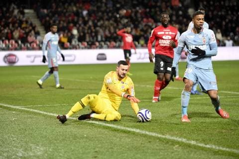 01 DANIJEL SUBASIC (MONA) FOOTBALL : Guingamp vs Monaco - Coupe de la Ligue BKT - 29 01 2019 AnthonyBIBARD FEP Panoramic 