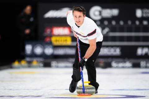 190130 Thomas Ulsrud of Norway after the Mixed Doubles Round Robin match between USA and Norway during day one of the Curling World Cup tournament on January 30, 2018 in Jönköping. Photo: Mathias Bergeld BILDBYRAN Cop 200 *** 190130 Thomas Ulsrud of Norway after the Mixed Doubles Round Robin match between USA and Norway during day one of the Curling World Cup tournament on January 30 2018 in Jönköping Photo Mathias Bergeld BILDBYRAN Cop 200,  Copyright: MATHIASxBERGELD BB190130MB031