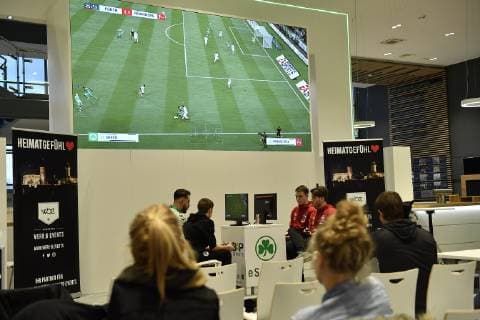 30.01.2019 - eSports - Virtual Bundesliga Club Championship - Derby - SpVgg Greuther Fürth ( Kleeblatt ) gg 1. FC Nürnberg FCN ( Club ) - - Impression *** 30 01 2019 eSports Virtual Bundesliga Club Championship Derby SpVgg Greuther Fürth Kleeblatt gg 1 FC Nürnberg FCN Club Impression