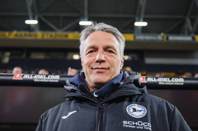 Sport Bilder des Tages Ex-Dynamo und Bielefeld-Trainer Uwe-Neuhaus; SG Dynamo Dresden - DSC Arminia Bielefeld; Fußball; 2. Liga; Saison 2018 2019; 19. Spieltag; Rudolf-Harbig-Stadion; Dresden; 30. Januar 2019;
