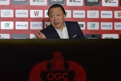 Chien Lee (president du conseil de surveillance de l OGC Nice) FOOTBALL : Presentation du nouveau president de l OGC Nice - 01 02 2019 NorbertScanella Panoramic 