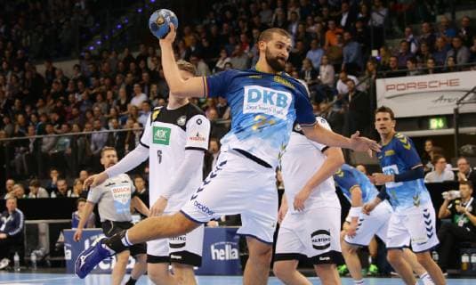 Stuttgart , Handball All Star Game 2019 , All Star-Team vs. Deutsche Nationalmannschaft , Zeljko Musa ( Allatar )
