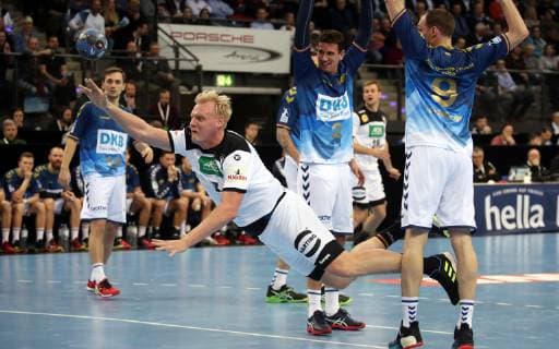 DKB Handball Bundesliga All Star Game 2019 Deutschland, Stuttgart, 01.02.2019, Handball, DKB Handball Bundesliga All Star Game 2019, Deutsche Handball Nationalmannschaft - Weltauswahl der DBK HBL: Patrick Wiencek.