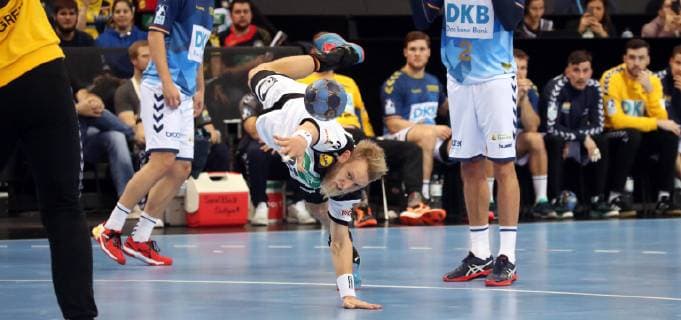 DKB Handball Bundesliga All Star Game 2019 Deutschland, Stuttgart, 01.02.2019, Handball, DKB Handball Bundesliga All Star Game 2019, Deutsche Handball Nationalmannschaft - Weltauswahl der DBK HBL: Matthias Musche.