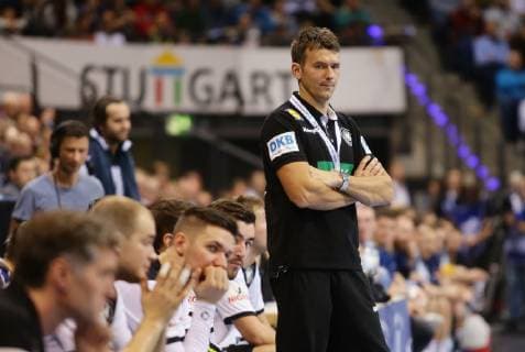 Stuttgart , Handball All Star Game 2019 , All Star-Team vs. Deutsche Nationalmannschaft ,Christian Prokop ( Deut )