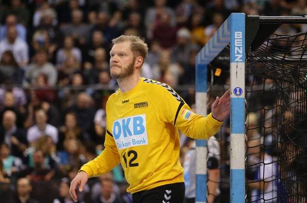 Stuttgart , Handball All Star Game 2019 , All Star-Team vs. Deutsche Nationalmannschaft , Johannes Bitter ( AllStar )
