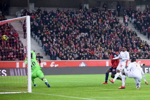 07 RAFAEL LEAO (LIL) - BUT FOOTBALL : Lille vs Nice - Ligue 1 Conforama - 01 02 2019 FEP Panoramic 