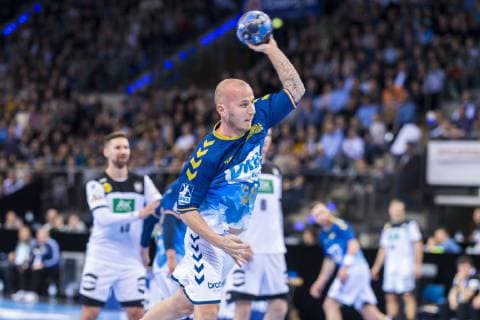 Stuttgart, Deutschland 01. Februar 2019: All Star Game 2019 - Deutschland vs. All Star Team Rober Weber (SC Magdeburg) Stuttgart Porsche Arena Baden-Württemberg Deutschland