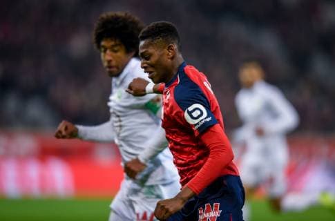 Rafael Alexandre Da Conceicao Leao ( LOSC ) FOOTBALL : Lille OSC vs OGC Nice - Ligue 1 - Lille - 01 02 2019 FedericoPestellini Panoramic 