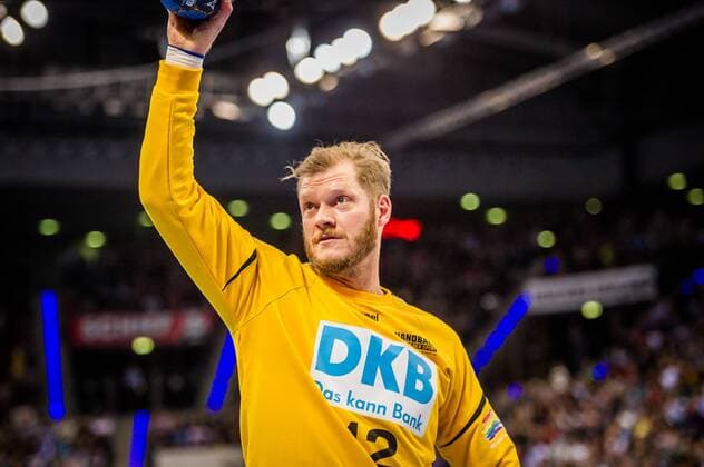 All Star-Team - Deutsche Nationalmannschaft Johannes Bitter (TVB 1898 Stuttgart) beim Spiel der All Star-Team - Deutsche Nationalmannschaft. Stuttgart. 01.02.19 Handball Porsche Arena , Stuttgart Baden Wuerttemberg Deutschland Porsche Arena