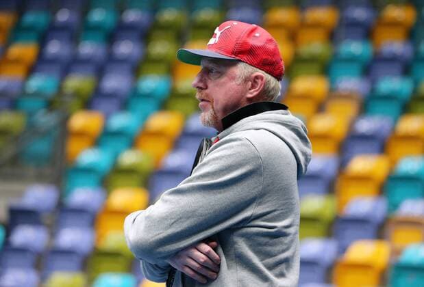 BAU 02.02.2019 Frankfurt Tennis Davis Cup Deutschland vs. Ungarn, Boris Becker (Head of men tennis Germany)