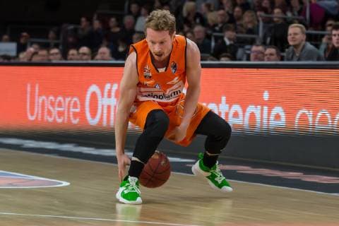 Neu-Ulm, Germany 02.02.2019, Basketball-Bundesliga 19. Spieltag, ratiopharm ulm vs. Eisbaeren Bremerhaven, Per Guenther (Ulm) in Aktion (Harry Langer DeFodi.eu) DeFodi541