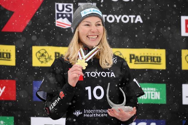 Sport Themen der Woche KW06 Sport Bilder des Tages SOWBOARDING - FIS WC Park City 2019 PARK CITY,UTAH,USA,04.FEB.19 - SNOWBOARDING - FIS Freestyle Ski and Snowboard World Championships, parallel giant slalom. Image shows Selina Joerg (GER). Keywords: award ceremony, medal. GEPAxpictures xMaticxKlansek