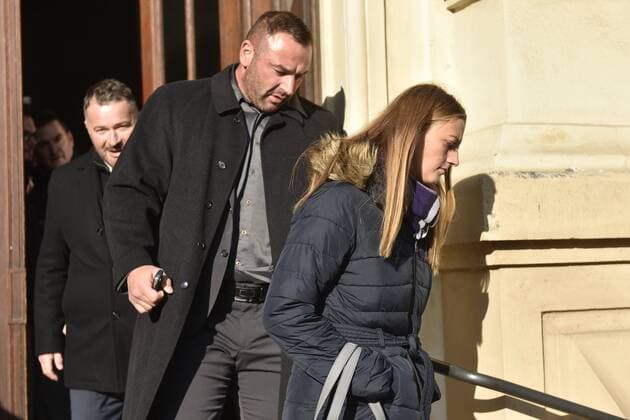 Sport Themen der Woche KW06 Sport Bilder des Tages Tennis player Petra Kvitova leaves the Brno Regional Court after testified in the case of Radim Zondra on February 5, 2019, in Brno, Czech Republic. Zondra is charged with attacking Czech top tennis player and double Wimbledon winner Petra Kvitova and severely injuring her left, playing hand in her flat in Prostejov, south Moravia, in December 2016. (CTKxPhoto VaclavxSalek) CTKPhotoP201902050368301  sal 04