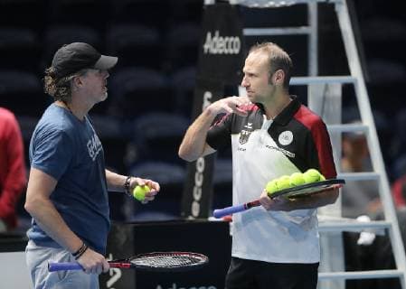 Teamkapitaen Jens Gerlach (GER), Dirk Dier (GER)