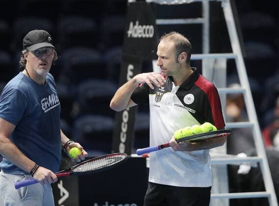 Teamkapitaen Jens Gerlach (GER), Dirk Dier (GER)