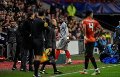Carton rouge pour Adama Bakary Soumaoro ( LOSC ) e FOOTBALL : Stade Rennais vs Lille OSC - Coupe de France - Rennes - 06 02 2019 FedericoPestellini Panoramic 