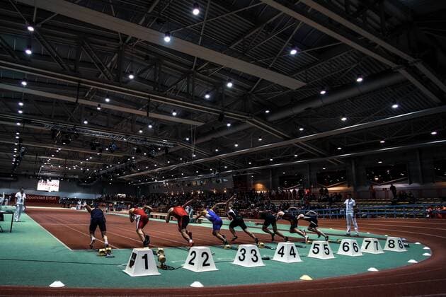 Erfurt Indoor 2019 - 6.Nationales Hallenmeeting am 25.01.19 Start 60m Vorlauf Männer Erfurt Thüringen Deutschland