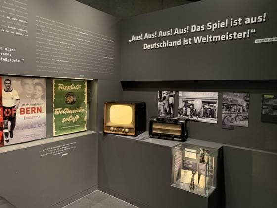 Wunder von Bern in der Ausstellung des Deutschen Fußballmuseum in Dortmund - 08.02.2019: Deutsches Fußballmuseum in Dortmund DISCLAIMER: DFL regulations prohibit any use of photographs as image sequences and or quasi-video.