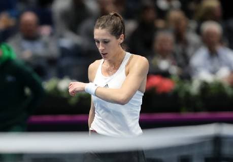 Andrea Petkovic (GER) enttaeuscht