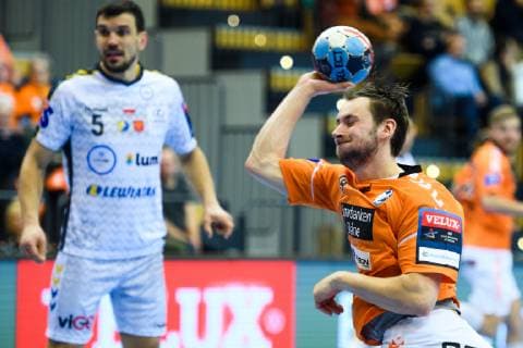 Handball, CL, IFK Kristianstad - KS Vive Tauron Kielce 190209 Kristianstads Viktor Hallen under handbollsmatchen i Champions League mellan Kristianstad och Kielce den 9 februari 2019 i Kristianstad. Copyright: AvdoxBilkanovic BB190209AB084