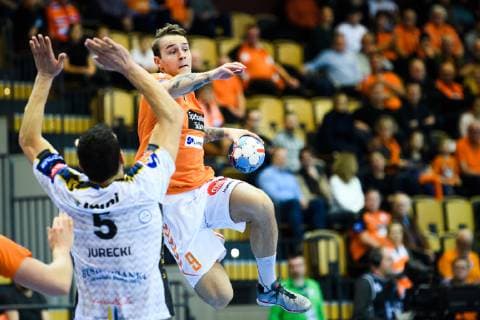 Handball, CL, IFK Kristianstad - KS Vive Tauron Kielce 190209 Kristianstads Tore Stig Moen Nilsen under handbollsmatchen i Champions League mellan Kristianstad och Kielce den 9 februari 2019 i Kristianstad. Copyright: AvdoxBilkanovic BB190209AB085