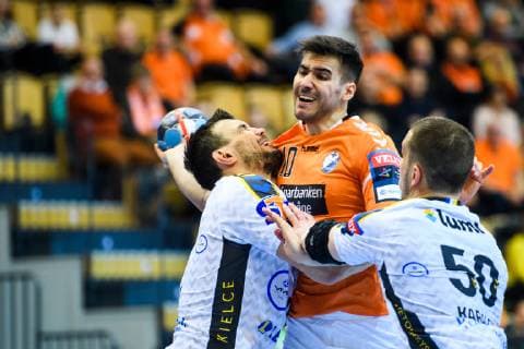 Handball, CL, IFK Kristianstad - KS Vive Tauron Kielce 190209 Kristianstads Marc Canellas under handbollsmatchen i Champions League mellan Kristianstad och Kielce den 9 februari 2019 i Kristianstad. Copyright: AvdoxBilkanovic BB190209AB086