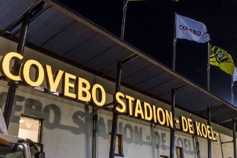 VENLO - 09-02-2019, Seacon stadion De Koel Dutch football Eredivisie season 2018 2019. stadium overview during the match VVV - Willem II. VVV - Willem II  x2809985x