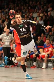 Handball 2.Handball Bundesliga 2018 2019 - Handball Sportverein Hamburg vs. Balingen-Weilstetten Lukas Ossenkopp (Handball Sportverein Hamburg),erfolgreicher Torwurf, Sporthalle Hamburg Hamburg