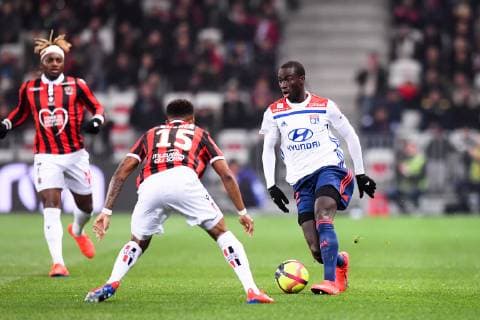 22 FERLAND MENDY (OL) FOOTBALL : Nice vs Lyon - Ligue 1 Conforama - 10 02 2019 FEP Panoramic 