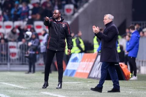 PATRICK VIEIRA (ENTRAINEUR NICE) FOOTBALL : Nice vs Lyon - Ligue 1 Conforama - 10 02 2019 FEP Panoramic 